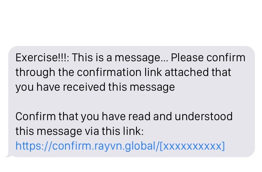 How to use message confirmation
