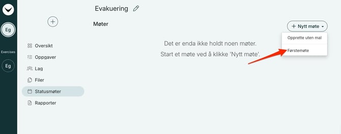 Globalt førstemøte fra logg