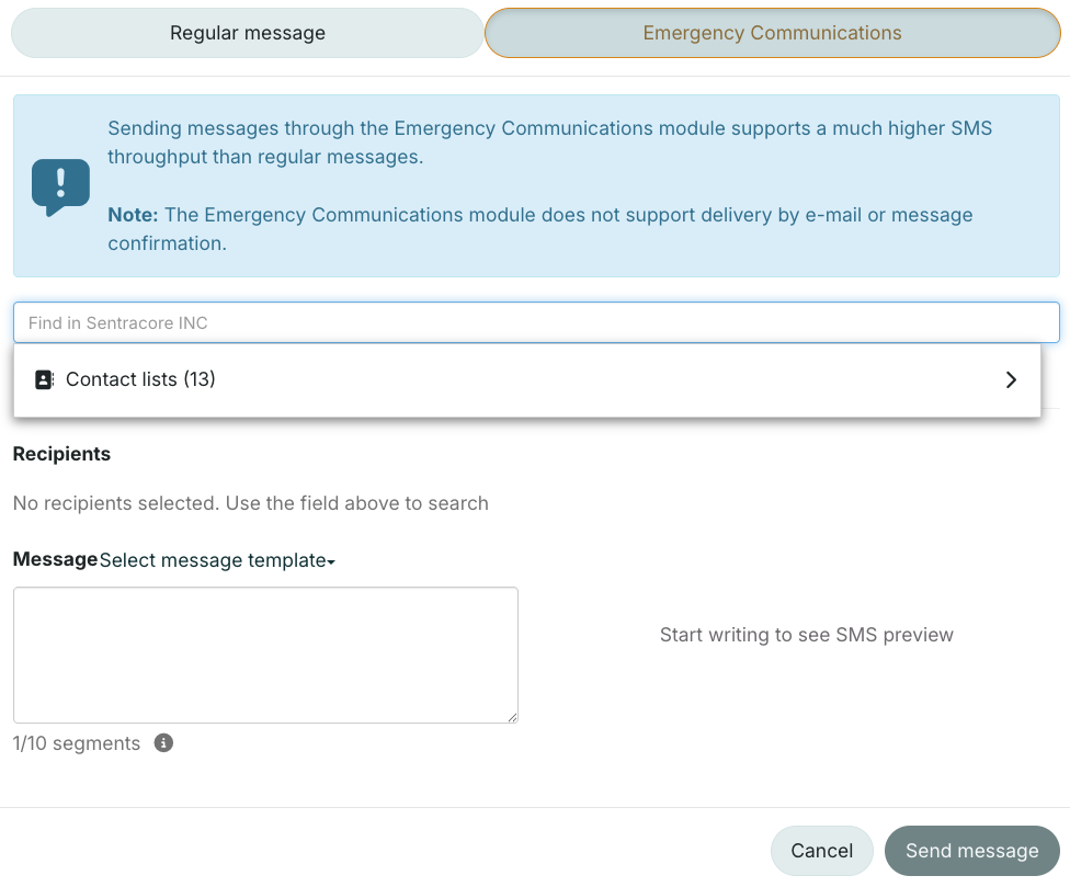 Emergency Communications Solution